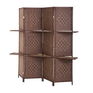 Screen Folding Portable partition Wood Screen